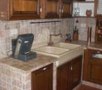 Country Kitchen in  travertine scabas